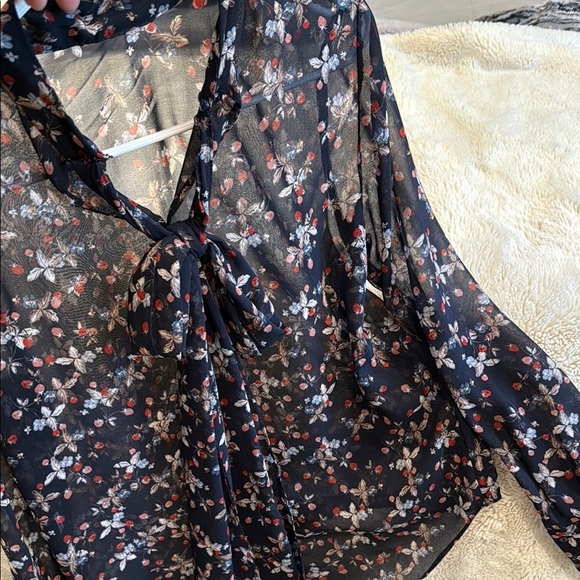 Zara Woman Floral Blouse - Picture 6 of 12
